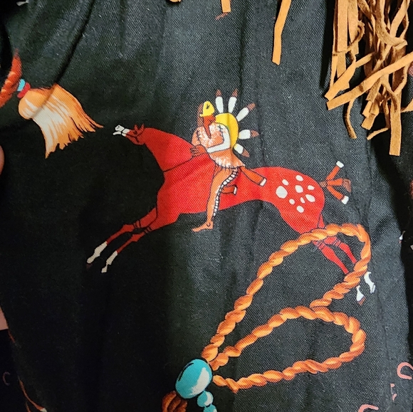 Robellas Native American print vintage skirt set - Picture 6 of 15